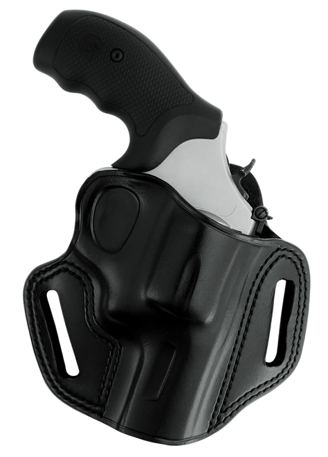 Galco Combat Master Belt Holster Outside Waistband Black Steerhide Fits S&W L Frame M686 3"