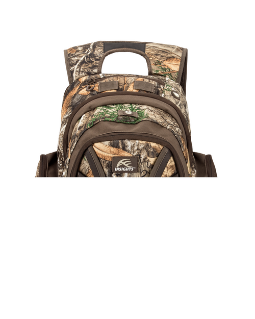 Insight Outdoors The Element Day Pack Backpack Style made of Tricot with Realtree Edge Finish, TS3 Front Panel System, Hideaway Hip Belt & Compression Molded Gear Shield