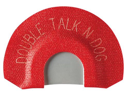 Johnny Stewart Wildlife Calls Double Talk'n Dog Diaphragm Call Double Reed Coyote Sounds Red