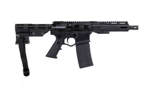 ATI Alpha Maxx HGA AR15 Pistol 5.56/223, 7.5" Barrel, Black, Polymer Brace w/Wing Nut Adjustability, 30rd