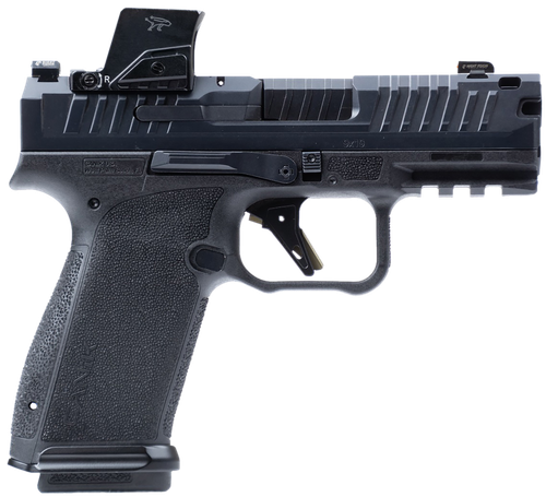 Canik METE Mc9 Prime Optic Package 9mm 3.64" Compensated Barrel, Serrated Slide, Black Polymer Frame, Mecanik M04 Red Dot, 17 Rd
