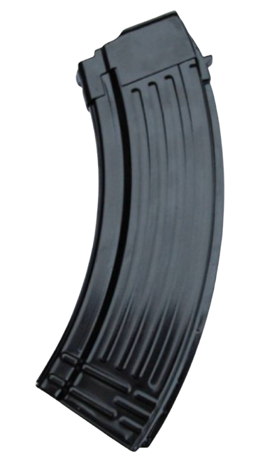 Global Ordnance 30rd 7.62x39mm Fits AK-47 Black Steel Fully Ribbed