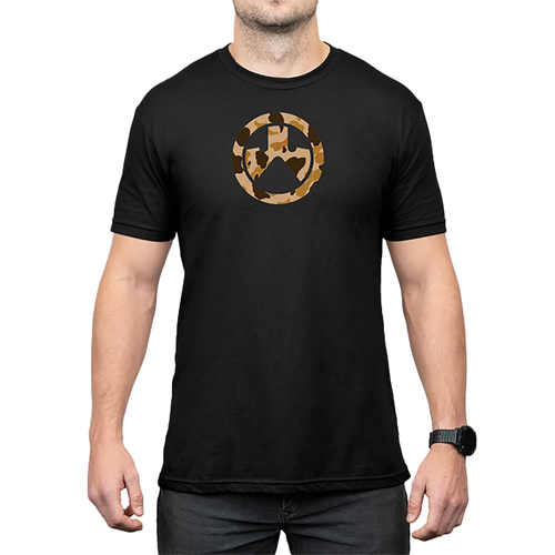 Magpul Raider Camo Icon CVC Black Cotton/Polyester Short Sleeve Small