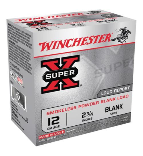 Winchester Super-X Field Trial 12 Ga, Smokeless Blanks, POP LD, 25rd Box - Not Ammo, These Are Blanks