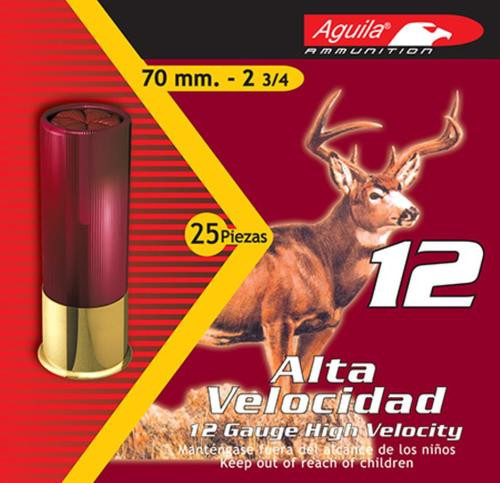 Aguila Hunting 12 Ga, 2.75", Lead, 1-1/4oz, 8 Shot, 25rd/Box