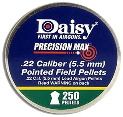 Daisy PrecisionMax Premium 22 Lead Pointed Field Pellet 250/Tin