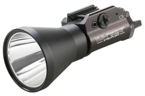 Streamlight TLR-1 Game Spotter, Fits Long Gun 1913 Rails, C4Green LED, 150 Lumens, Black Housing, 2x CR123 Batteries