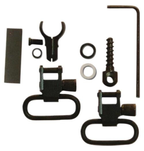 GrovTec US, Inc. Grovtec Us Inc Gt Swivel Set For Lever Action Tube Magazine Rifles And Carbines .630-.675 Inch Diameter Browning And Ruger Models And .410 Shotguns 1 Inch Loop Black Oxide Finish