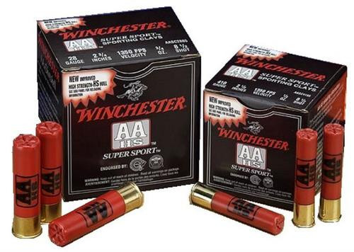 Winchester AA Wads Sport Clay 410 Ga, 2.5", 1/2oz, 8.5 Shot, 25rd Box