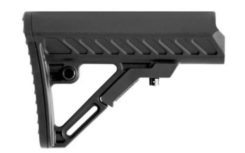 Leapers, Inc. - UTG Model 4, Combat Ops S2, Stock, Ambidextrous Sling Loop and Reversible QD Sling Swivel Housing, Polymer Stock Only, Black