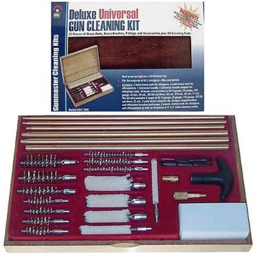 DAC Universal Deluxe Gun Cleaning Kit Wood Box, 35-Piece DAC Universal Deluxe Gun Cleaning Kit Wood Box, 35-Piece