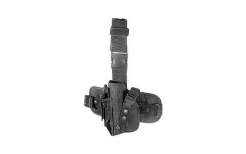 UTG Special Ops Universal, Leg Holster, Fits Most Large Autos, Left Hand, Black