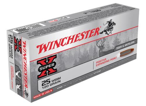 Winchester Super X 25 Super Short Magnum PEP 120gr, 20rd Box