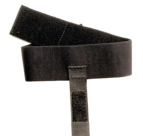 Galco Ankle Calf Strap, Ambidextrous, For use with the Ankle Glove, Ankle Lite and Ankle Guard Holsters, Elastic/Webbing, Black