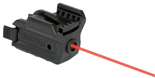 LaserMax Spartan Red Laser 650nm Minimum 1" Picatinny/Weaver Rail Black