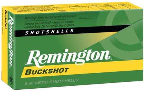 Remington 12ga 4 Buck 5Bx/50Cs 2.75 27 Pellets Buckshot Express