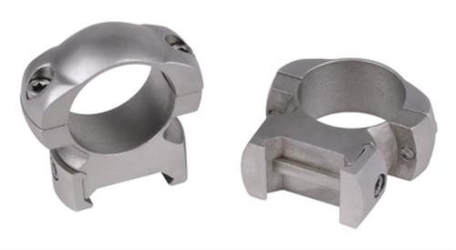 Weaver Grand Slam Steel Top Mount Rings 1 Inch Medium Silver