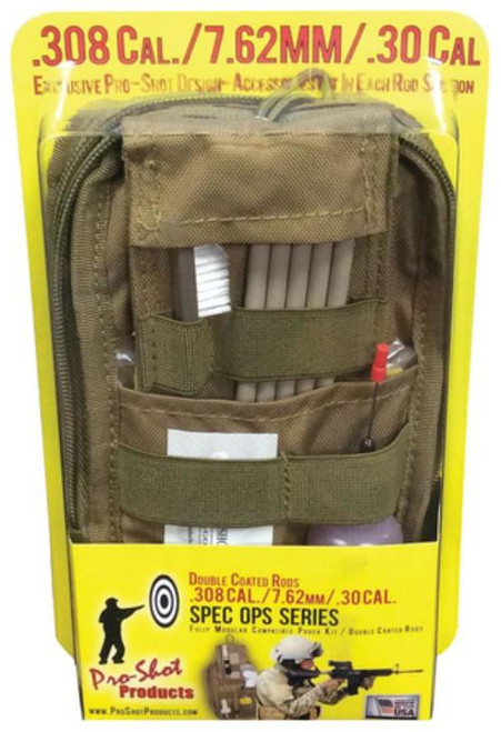 Pro-Shot Coyote Pouch And Coated Rods for .30 Caliber