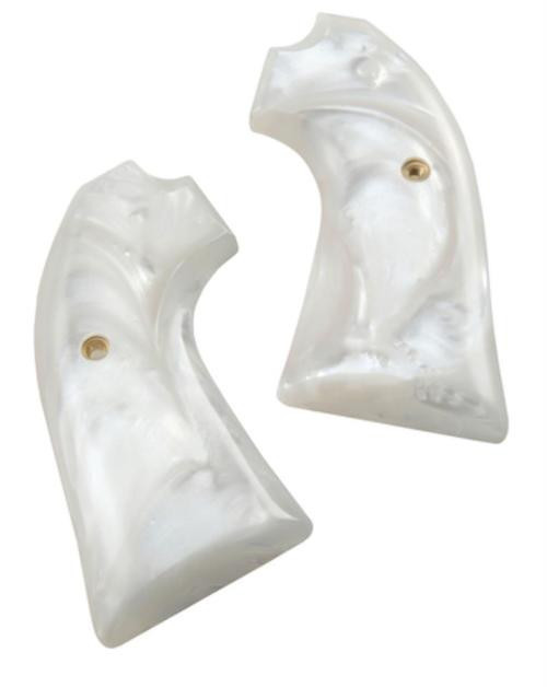 Hogue Cowboy Action Grip Ruger XR3, New Models, Vaquero, Blackhawk and Single Six White Pearlized Polymer