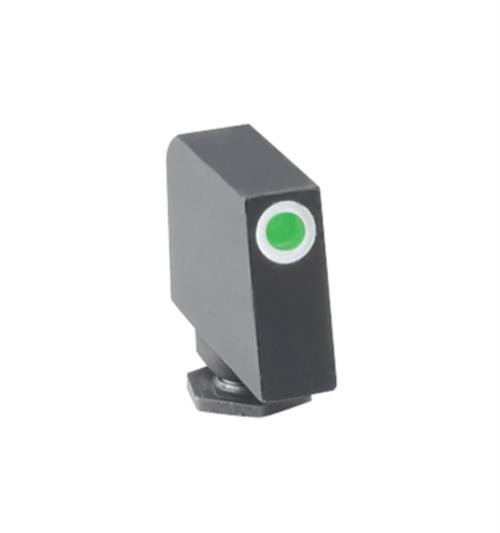 AmeriGlo Front Tritium Night Sight For All Glock Green With White Outline .350 Height .125 Width