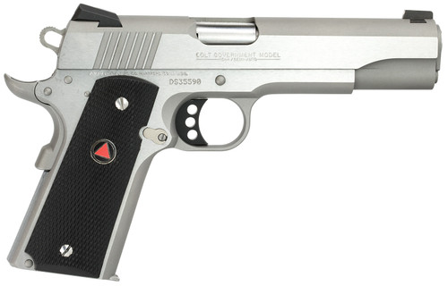 Colt Delta Elite 10mm, 5" Barrel, Stainless Steel Frame, Black Polymer Grip, 8rd