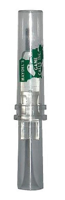 Haydel's Game Calls Double Reed Open Call Double Reed Mallard Sounds Attracts Ducks Clear Plastic