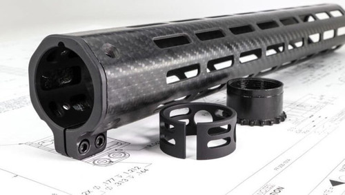 Faxon Streamline Carbon 13" M-Lok Handguard Anodized 