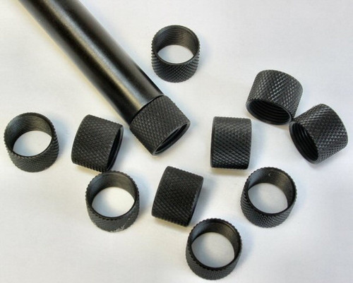 LONE WOLF DISTRIBUTING THREAD PROTECTOR Black 1/2X28