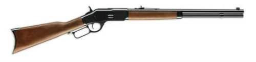 Winchester 1873, Short , Lever Action, 44-40 Winchester, 20"rd Barrel, Brushed Polish Blued, Walnut Stock, Marbles Front Sight with Semi Buckhorn Rear, 10 Rounds