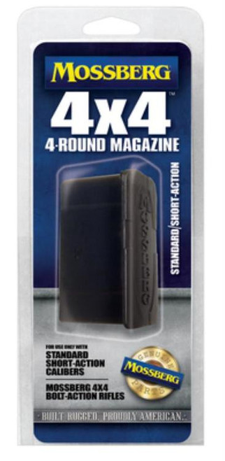 Mossberg Magazine 4 x 4 Patriot Short Action 4 rd Black