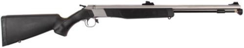CVA Wolf Northwest .50 Caliber 24" Barrel Stainless Steel Fiber Optic Sights Black Synthetic Stock