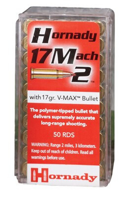 Hornady Varmint Express 17 Mach 2 15.5gr, Non-Toxic Lead-Free 50 Bx