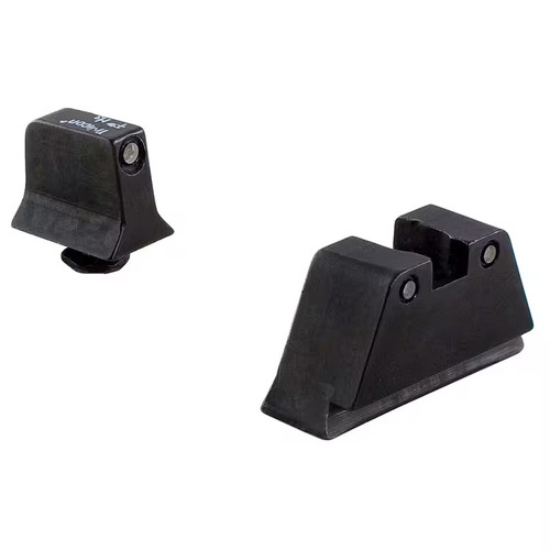 Trijicon Bright & Tough Night Sight Suppressor Set Black front/Black rear with Green Lamps Glock Models 20 21 29 30 and 41 (including S and SF variants)