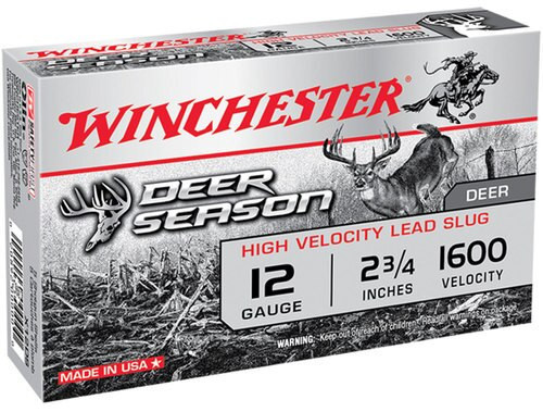 Winchester Deer Season 12 Ga, 2.75", 1-1/4oz, Slug Shot, 5rd Box