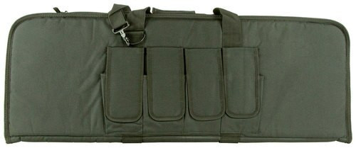 NcSTAR Rifle Case PVC Tactical Nylon Smooth 36" x 13" Exterior, Black