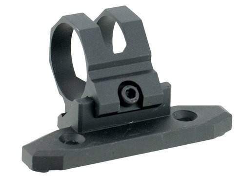 Aim Sports Offset 1-Pc Base & Ring Combo 1" For Keymod 1-Piece Style Black