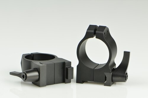 Warne CZ 550/557 1 Inch CZ 550, QD, Med Matte Rings, 19mm Grooved Receiver