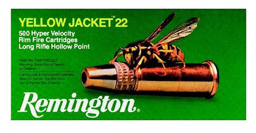 Remington Ammo Yellow Jacket 22LR 33gr, Truncated Cone Hollow Point, 100rd/Box