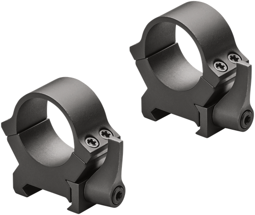 Leupold QRW2 Scope Ring Set, Picatinny/Weaver Mount, Low Mount, 1", Black