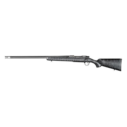 Christensen Ridgeline .300 Win Mag, 26" Carbon Fiber/Threaded Barrel, Tungsten Gray Cerakote, Black with Gray Webbing Stock, Left Hand, 3rd
