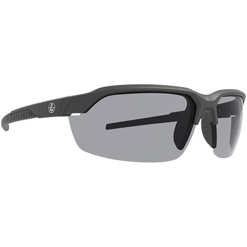 Leupold Tracer Removable Polycarbonate Shadow Gray Lens Matte Black Polyamide Wraparound Frame Includes Clear & Yellow Lens, Carrying Case, Bag, & Lens Cloth