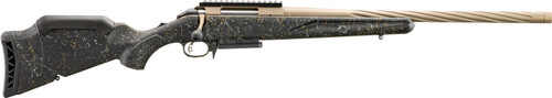 Ruger American Gen II Prairie 308, 20" Threaded Bull Barrel, Smoke Bronze/Black Splatter, 3rd