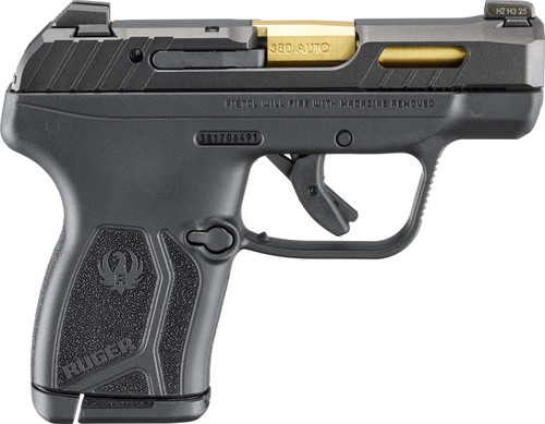 Ruger LCP MAX 380 Auto, 2.8" TiN Barrel, Tritium Night Sights, 10rd