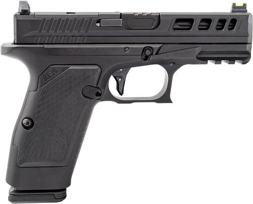 LFA AMPX 9mm, 3.9" Barrel, Aluminum Frame, Black, Optics Ready, 17rd