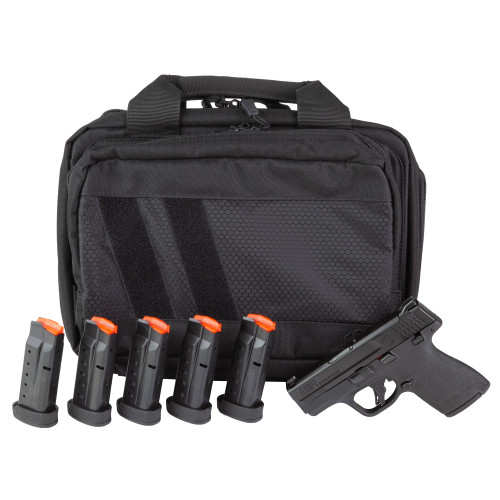 Smith & Wesson M&P Shield Plus Bundle Micro-Compact 9mm, 3.10" Black 6 13rd Mags & Bag