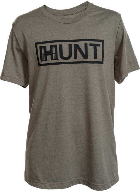 Hornady Hornady Hunt T-Shirt Olive Drab Green Tri-Blend Short Sleeve 2XL