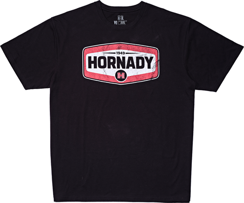 Hornady Hornady T-Shirt Black Cotton Short Sleeve XL
