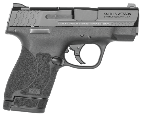 Smith & Wesson Shield M2.0, Compact Slim, 40 S&W, 3.1" Barrel, Black, White Dot Front and 2 White Dot Rear Sights, Manual Safety, 7rd, 1 Mag