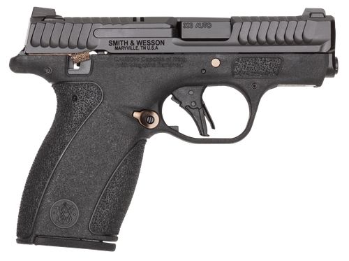 Smith & Wesson Bodyguard 2.0 Exclusive Micro 380 ACP 12+1 2.75" Barrel, Serrated Slide, Black Polymer Frame w/PVD Coated Controls, Textured Grip
