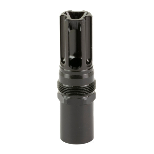 Liberty Precision Eclipse, Flash Hider, 30 Caliber, 1/2X28 Thread Pitch, Compatible with .900"-24 Mounts, 3.05" Long for a 13.7" Pin and Weld, Nitride Finish, Black